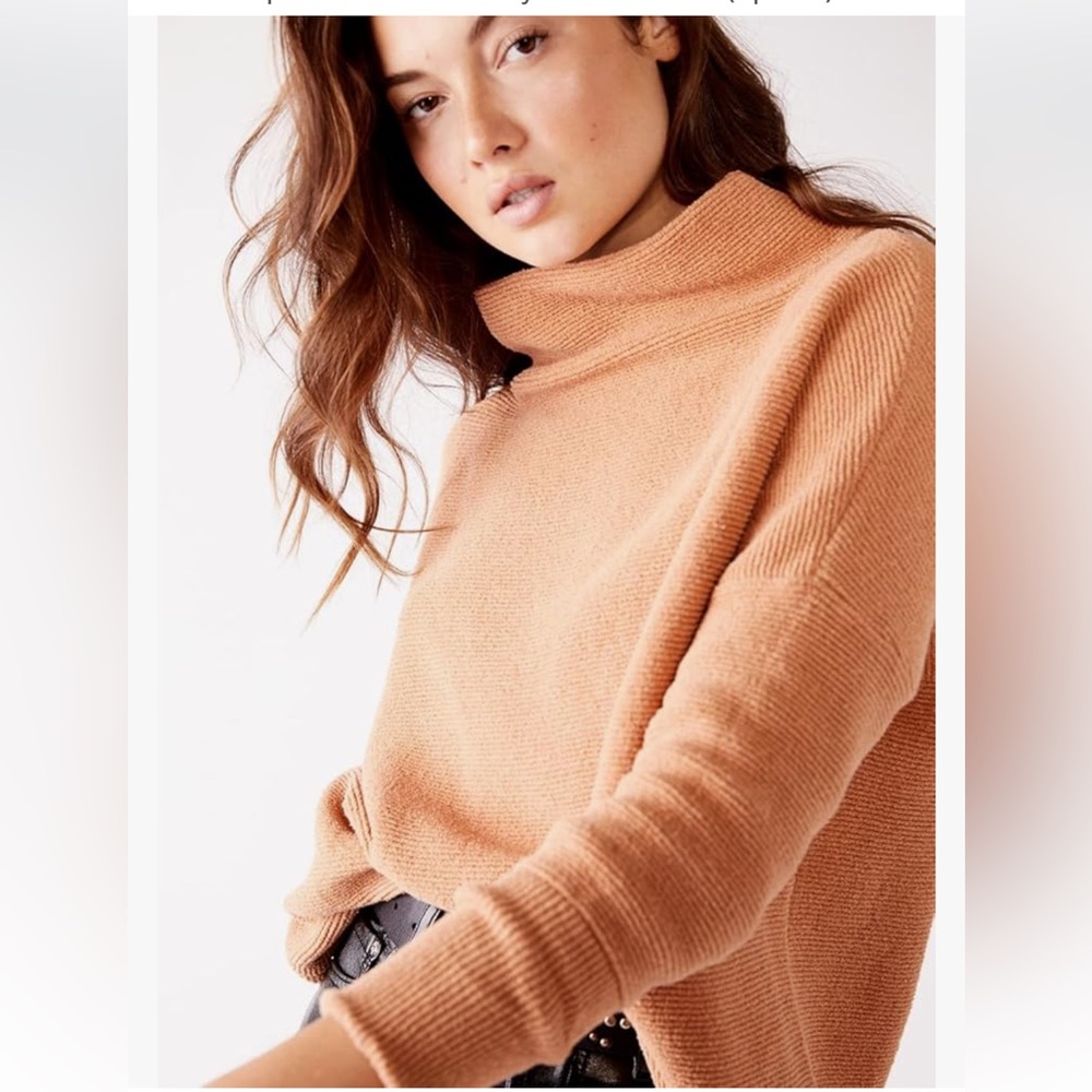Free People Ottoman Slouchy Tunic Apricot